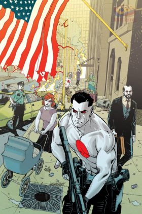 Bloodshot U.S.A. Portada alternativa de Cully Hamner