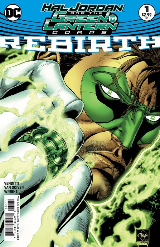 Hal Jordan and the Green Lantern Corps Rebirth Portada principal de Ethan Van Sciver