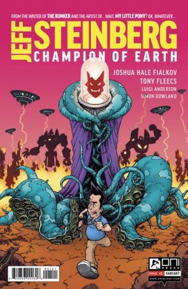 Jeff Steinberg Champion of Earth Portada alternativa de Chris Burnham y Nathan Fairbairn