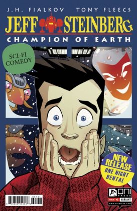 Jeff Steinberg Champion of Earth Portada alternatva de Tony Fleecs