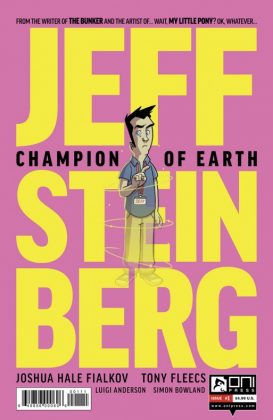 Jeff Steinberg Champion of Earth Portada principal de Tony Fleecs