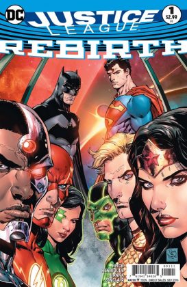 Justice League Rebirth Portada principal de Tony S. Daniel y Tomeu Morey