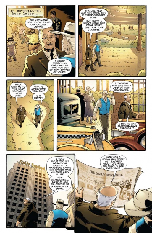Avance de 'Lone Ranger/Green Hornet' #1 7 Dynamite entertainment, Lone Ranger/Green Hornet, Michael Uslan