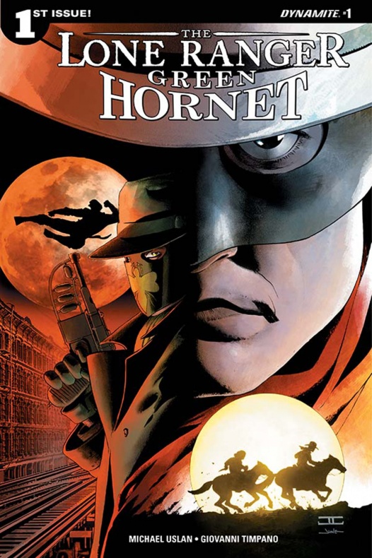 Avance de 'Lone Ranger/Green Hornet' #1 2 Dynamite entertainment, Lone Ranger/Green Hornet, Michael Uslan