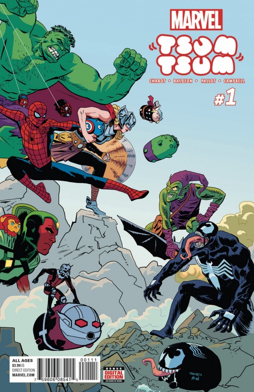 Primer vistazo a 'Marvel Tsum Tsum' #1 2 David Baldeon, Jason Chabot, Marvel, Marvel Tsum Tsum