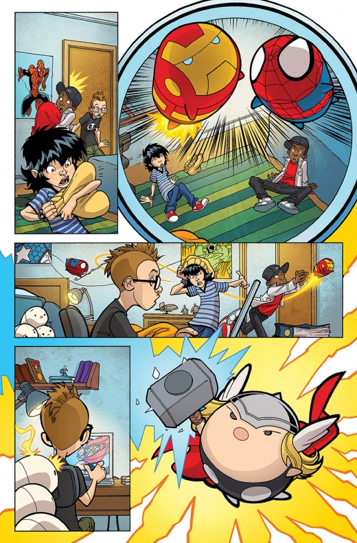 Primer vistazo a 'Marvel Tsum Tsum' #1 7 David Baldeon, Jason Chabot, Marvel, Marvel Tsum Tsum