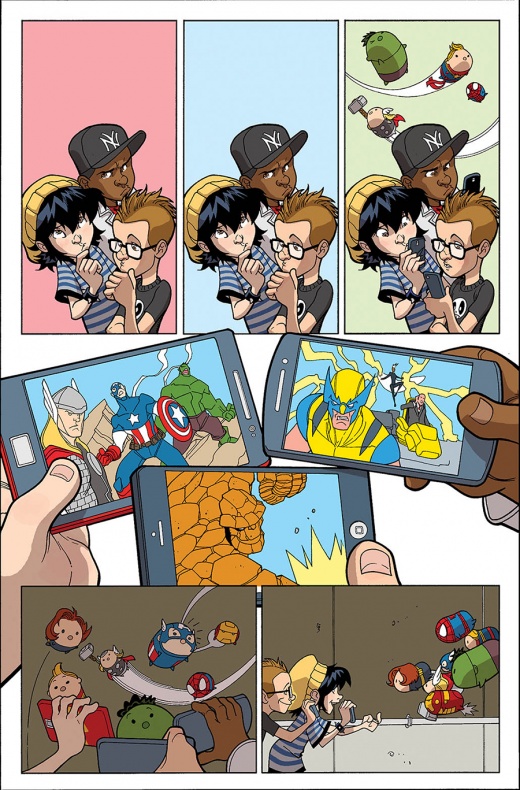 Primer vistazo a 'Marvel Tsum Tsum' #1 9 David Baldeon, Jason Chabot, Marvel, Marvel Tsum Tsum