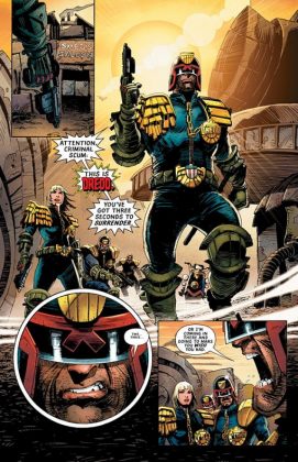 Predator vs. Judge Dredd vs. Aliens P&aacute;gina interior (1)