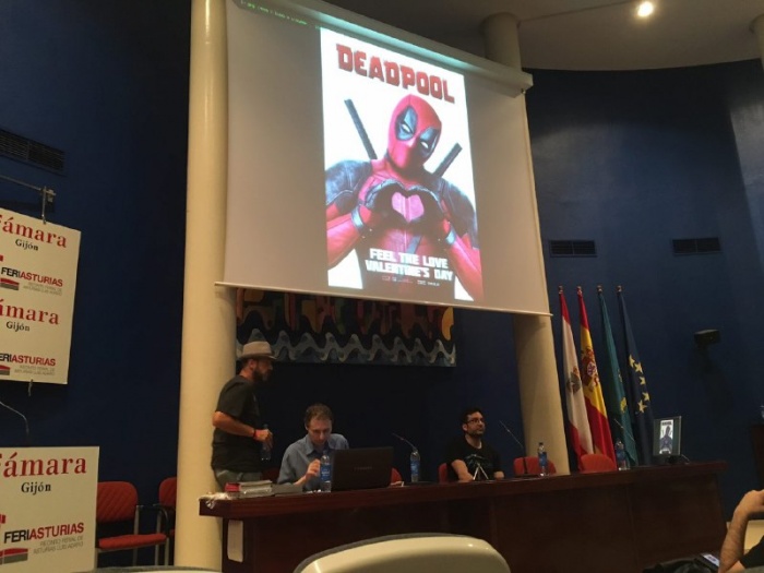 Jornada del viernes 1 en Metrópoli Comic Con 26 Claudio Castellini, Deadpool, Metrópoli Comic-Con, Michael Golden, Nathan Never, Salva Espín