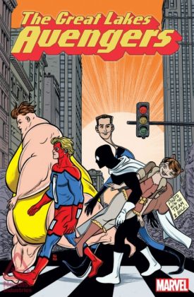 The Great Lakes Avengers Portada alternativa de Mike y Laura Allred