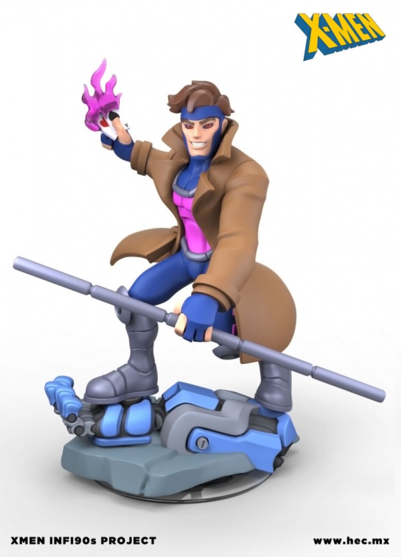 Diseños fanmade de figuras de los X-Men para 'Disney Infinity'