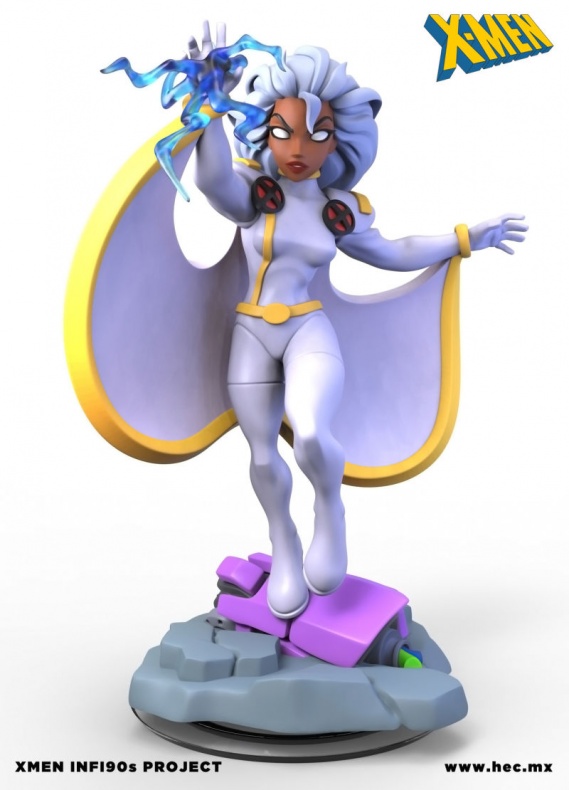 Diseños fanmade de figuras de los X-Men para 'Disney Infinity'
