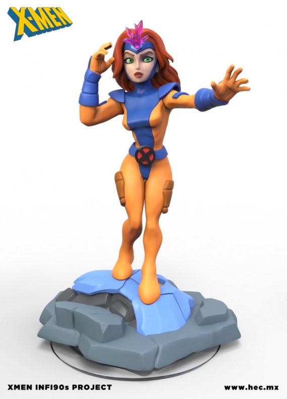 Diseños fanmade de figuras de los X-Men para 'Disney Infinity'