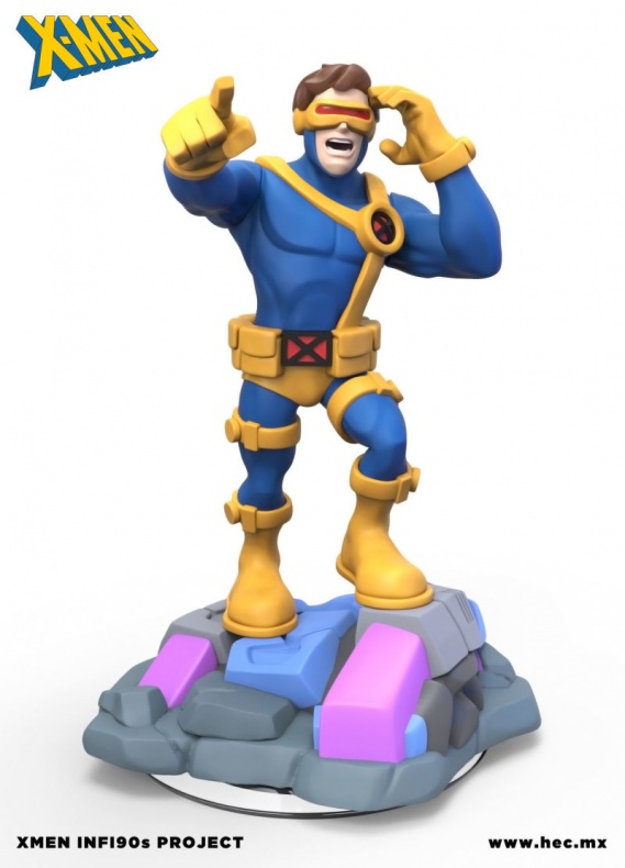 Diseños fanmade de figuras de los X-Men para 'Disney Infinity'