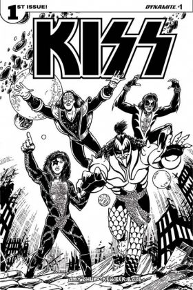 KISS Portada alternativa en blanco y negro de Fernando Ruíz