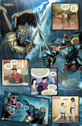 Mighty Morphin Power Rangers 2016 Annual Página interior (3)