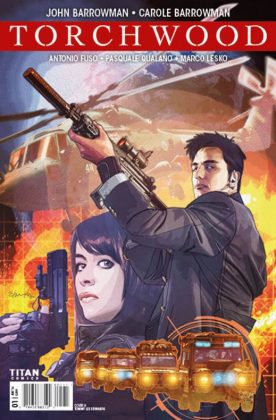 Torchwood Portada principal de Tommy Lee Edwards