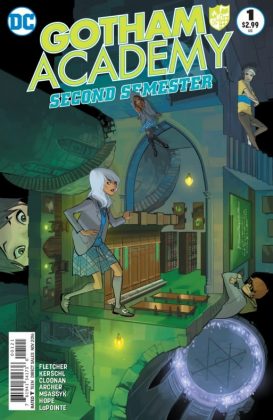 Gotham Academy Second Semester Portada alternativa de Karl Kerschl