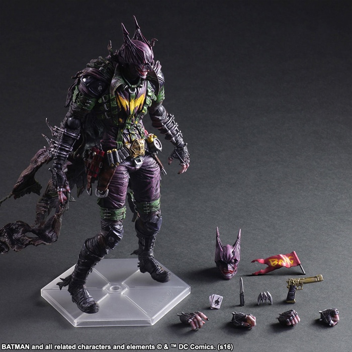 Square Enix desvela una figura que mezcla a Batman y Joker 8 Batman, DC, Dos Caras, Final Fantasy, Hitoshi Kondo, Joker, Square Enix
