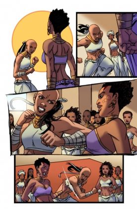 Primer vistazo de 'Black Panther: World of Wakanda' #1