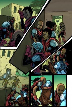 Primer vistazo de 'Black Panther: World of Wakanda' #1