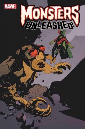 Portadas alternativas de 'Monsters Unleashed'