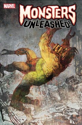 Portadas alternativas de 'Monsters Unleashed'