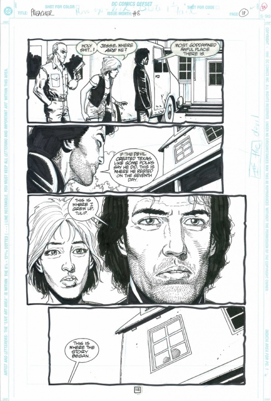El dibujante Steve Dillon ha fallecido 15 Steve Dillon - Preacher 03