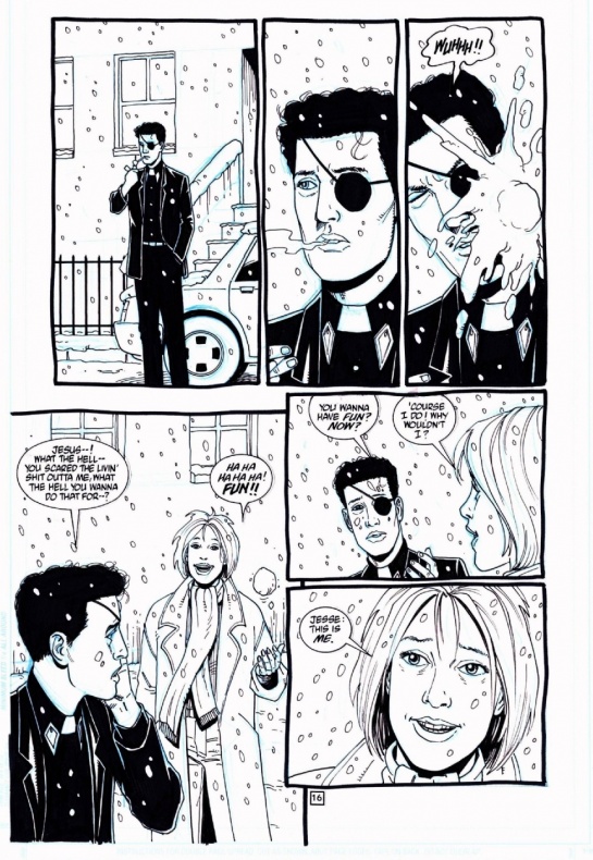 El dibujante Steve Dillon ha fallecido 18 Steve Dillon - Preacher 06