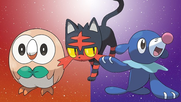 Starters Pokémon Sol Luna