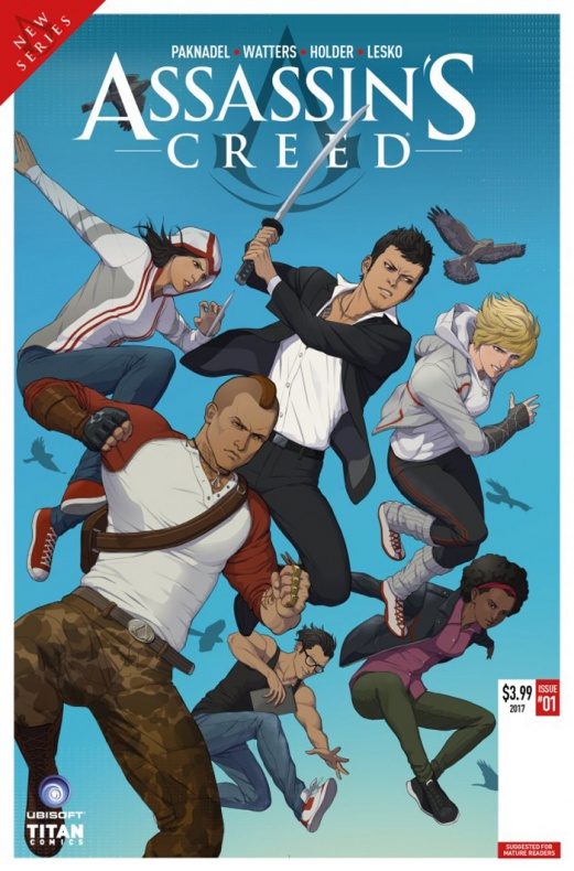 Titan Comics une a La Hermandad en 'Assassin's Creed' #1 4 cover-doubleleaf