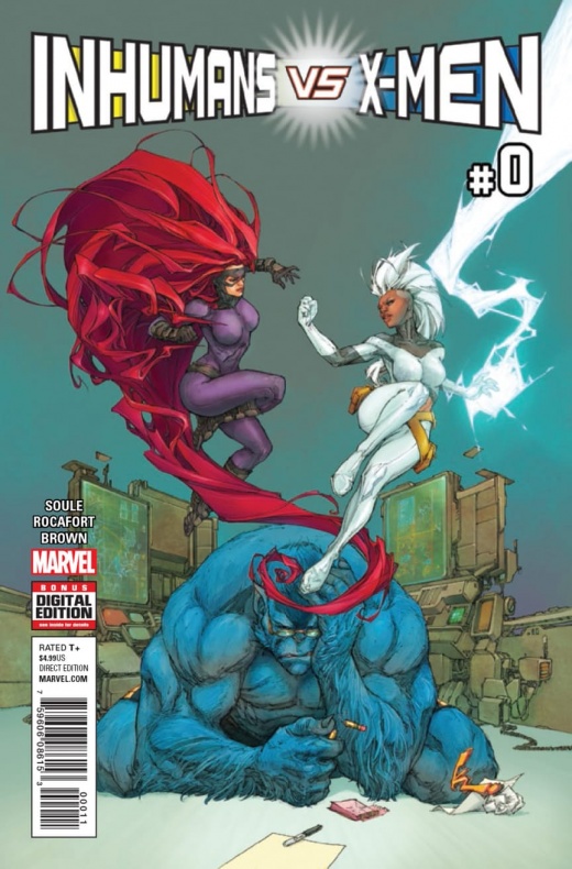 Primer vistazo a ‘Inhumans Vs. X-Men’ #0 2 Marvel Comics, X-Men