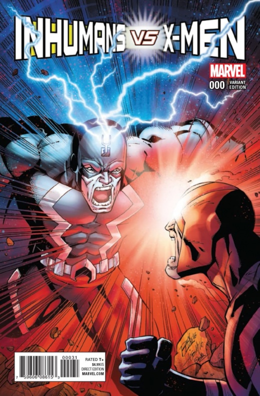 Primer vistazo a ‘Inhumans Vs. X-Men’ #0 4 Marvel Comics, X-Men