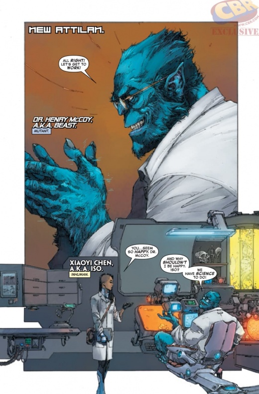 Primer vistazo a ‘Inhumans Vs. X-Men’ #0 8 Marvel Comics, X-Men