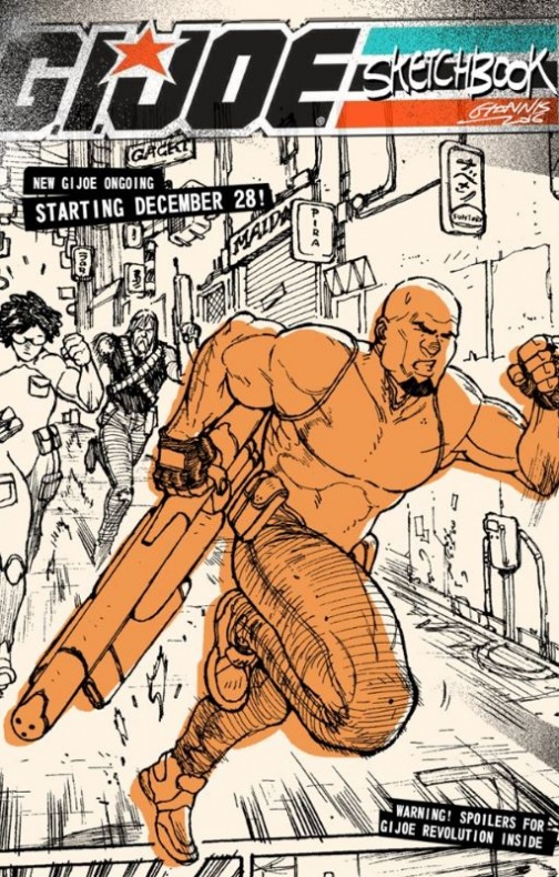 Giannis Milonogiannis publica un sketchbook de 'GI Joe'