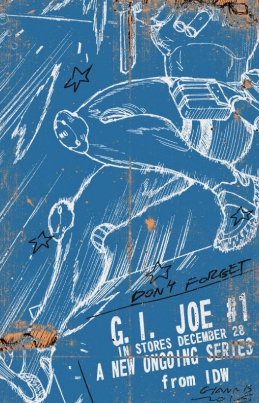 Giannis Milonogiannis publica un sketchbook de 'GI Joe'