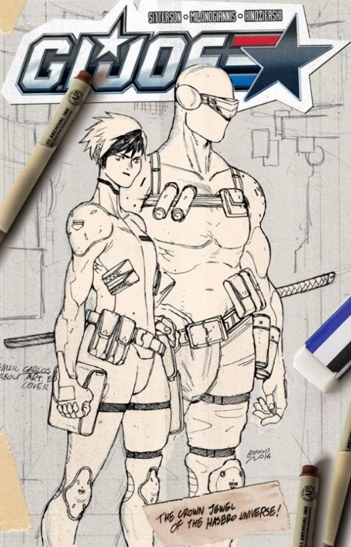 Giannis Milonogiannis publica un sketchbook de 'GI Joe'