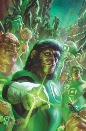 Desveladas nuevas portadas alternativas de 'Planet of the Apes/Green Lantern'