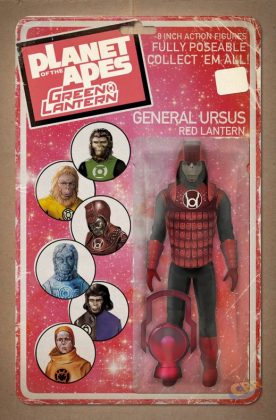 Desveladas nuevas portadas alternativas de 'Planet of the Apes/Green Lantern'