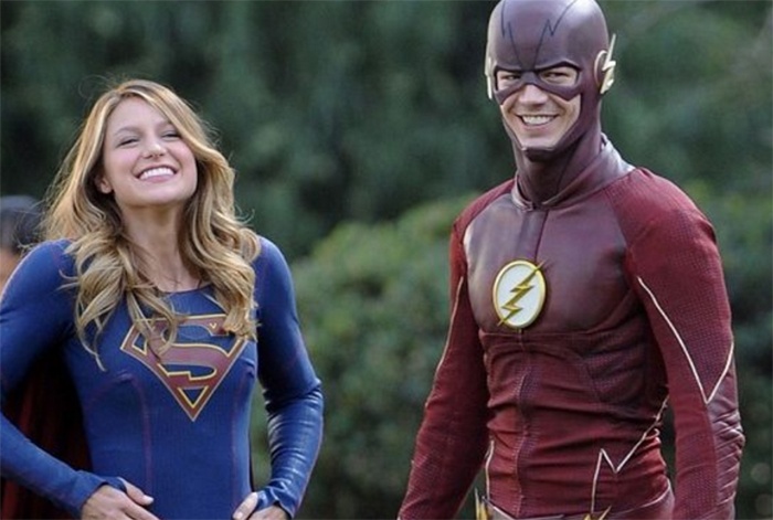 supergirl y flash
