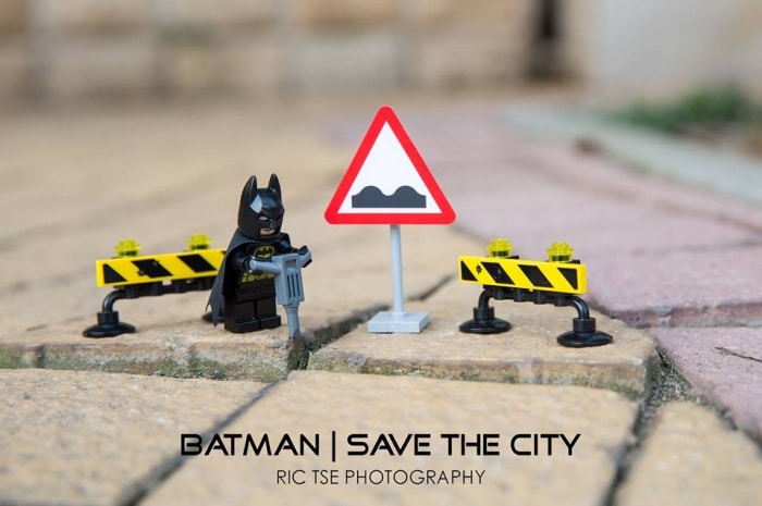 Descubre el trabajo del fotógrafo Ric Tse, 'Batman Save The City'