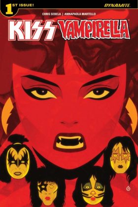 Kiss y Vampirella se unen en un crossover para salvar al rock & roll