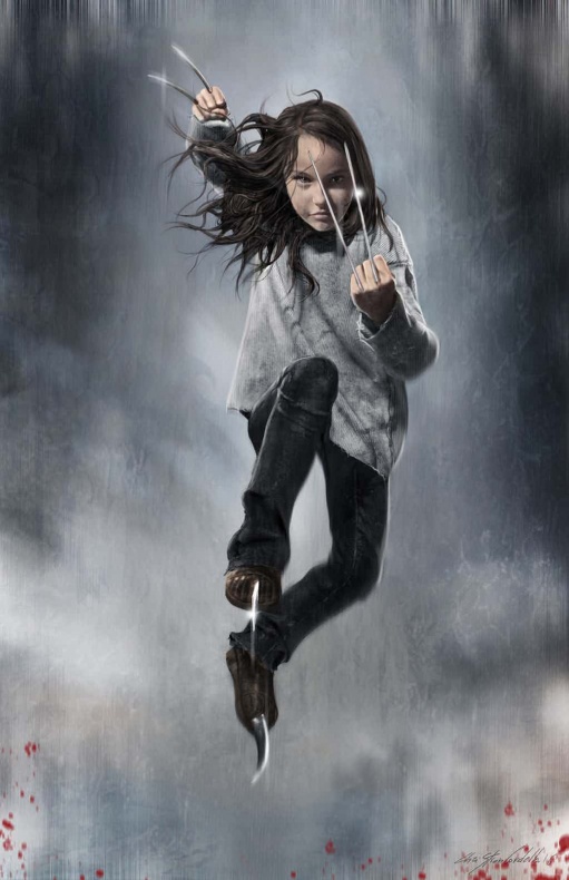 Logan arte conceptual 4 X-23