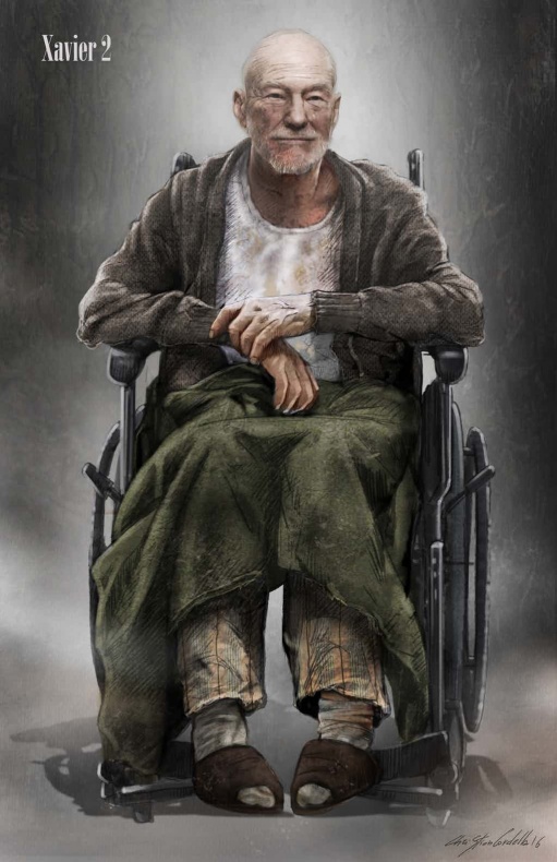 Logan arte conceptual 7 Xavier