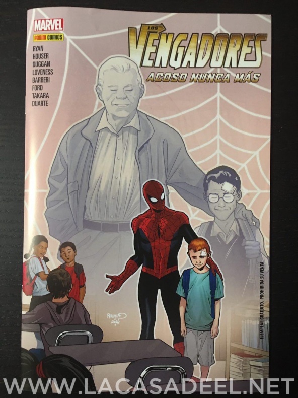 Así es el cómic contra el acoso escolar que Panini Cómics regalará en mayo 2 Vengadores acoso nunca más