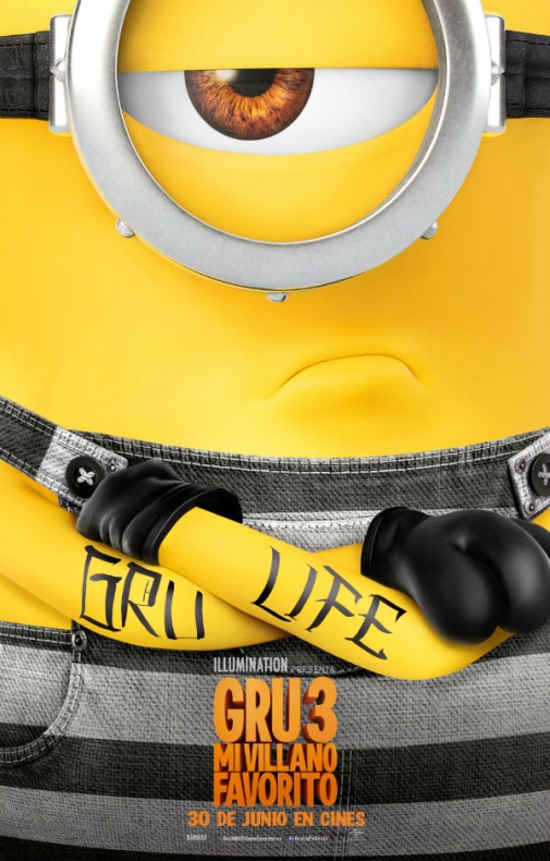 Lanzado el tercer tráiler de 'Gru 3: Mi villano favorito' 3 'Gru 3: Mi villano favorito' póster oficial