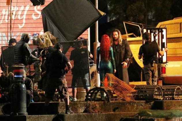 Primeras imágenes de Jason Momoa y Amber Heard en el rodaje de 'Aquaman'