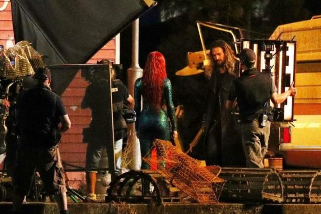 Primeras imágenes de Jason Momoa y Amber Heard en el rodaje de 'Aquaman'