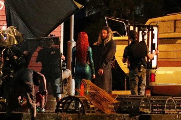 Primeras imágenes de Jason Momoa y Amber Heard en el rodaje de 'Aquaman'