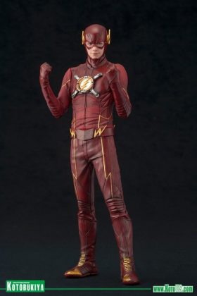 Kotobukiya presenta una nueva versi&oacute;n de la figura de 'The Flash'